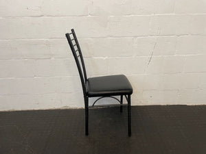 Black Steel Frame Dining Chair - PRICE DROP - 2ndhandwarehouse.com