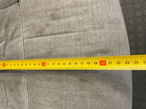 Black Ripped Seat Office Chair On Wheels - REDUCED