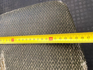 Dark Wood Green Seat Bar Stool - PRICE DROP