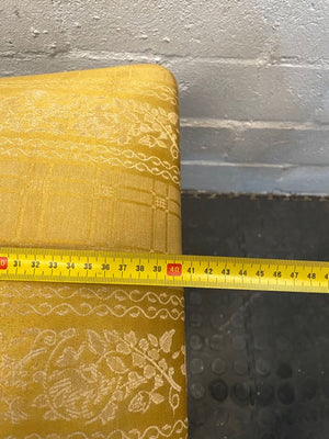 Cherry Wood & Yellow Seat Dining Chair - PRICE DROP - 2ndhandwarehouse.com