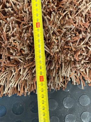 Brown Shaggy Wool Carpet 230cm x 170cm - PRICE DROP