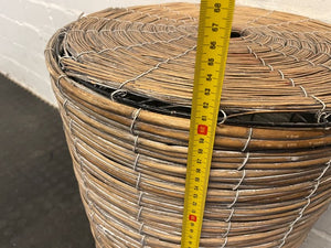 Woven Laundry Basket - 2ndhandwarehouse.com