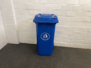 Blue Wheelie Bin
