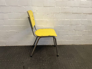 Vintage Yellow Kitchen Chair - PRICE DROP