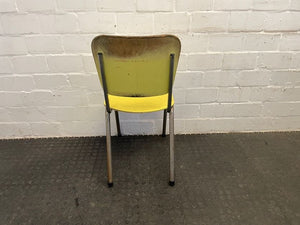 Vintage Yellow Kitchen Chair - PRICE DROP