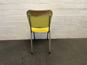 Vintage Yellow Kitchen Chair - PRICE DROP