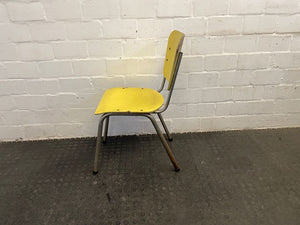 Vintage Yellow Kitchen Chair - PRICE DROP