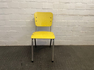 Vintage Yellow Kitchen Chair - PRICE DROP
