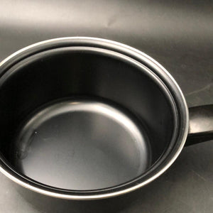 Black Soup Pot with Glass Lid - Small