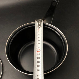 Black Soup Pot with Glass Lid - Small