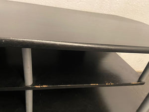 Black and Grey Simple TV Stand - PRICE DROP