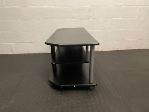 Black and Grey Simple TV Stand - PRICE DROP