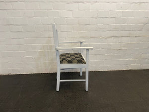 White Wooden Armchair - PRICE DROP