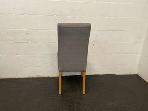 Grey Fabric Dining Chair - PRICE DROP