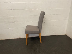 Grey Fabric Dining Chair - PRICE DROP