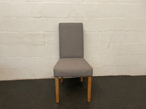 Grey Fabric Dining Chair - PRICE DROP