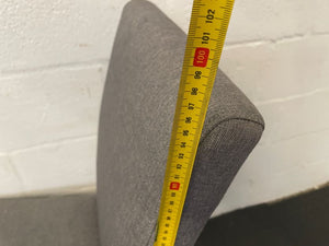 Grey Fabric Dining Chair - PRICE DROP