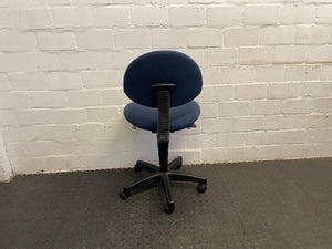 Blue Typist Chair