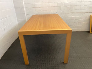 Light Oak 6 Seater Dining Table