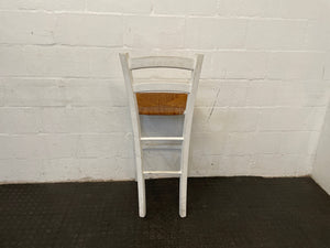 White Brown Stool - PRICE DROP