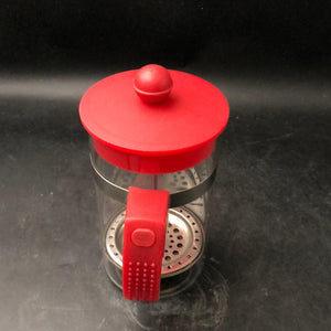 Red Coffee Plunger