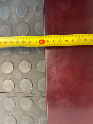 Cherry MDF Wood Desk Top (1.8m x 0.8m x 1.74m x 0.8m )-(One corner was reattached)