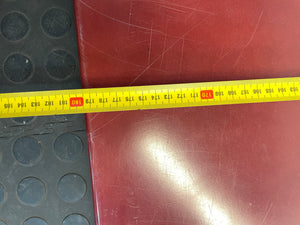 Cherry MDF Wood L-Shaped Desk Top (1.8m x 0.8m x 1.05m)-(Cut Out Corner)