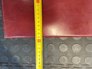 Cherry MDF Wood L-Shaped Desk Top (1.8m x 0.8m x 1.05m)-(Cut Out Corner)