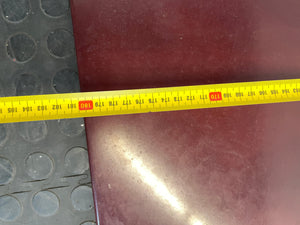 Cherry MDF Wood L-Shaped Desk Top (1.8m x 1.8m)-(one side cut/adjusted) - PRICE DROP