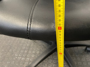 Black Pleather Office Chair