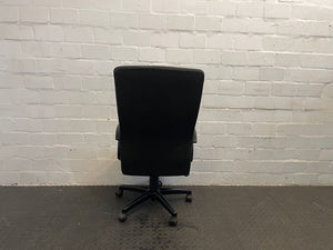 Black Highback Office Chair with Arms