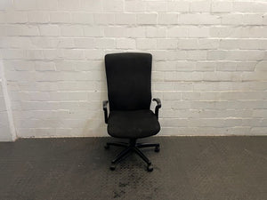 Black Highback Office Chair with Arms