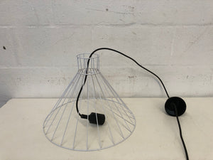 Black and White Wire Frame Light
