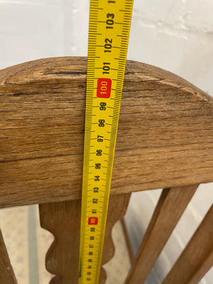 Wooden Floral Cushioned Dining Chair (Repaired Seat) - PRICE DROP - 2ndhandwarehouse.com