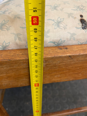 Wooden Floral Cushioned Dining Chair - PRICE DROP