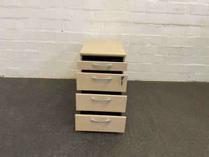 Light Wood Print Four Drawer Credenza - PRICE DROP - 2ndhandwarehouse.com