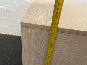 Light Wood Print Four Drawer Credenza - PRICE DROP - 2ndhandwarehouse.com