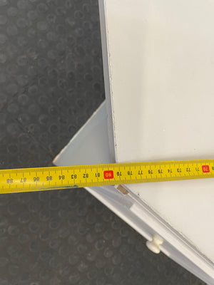 White 1 Door Corner Bedroom Cabinet - PRICE DROP - 2ndhandwarehouse.com