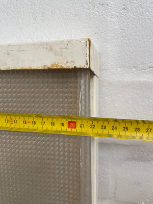 Fluorescent Light Fixture with Cover (Damaged Covers)