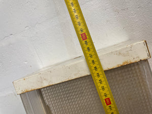 Fluorescent Light Fixture with Cover (Damaged Covers)