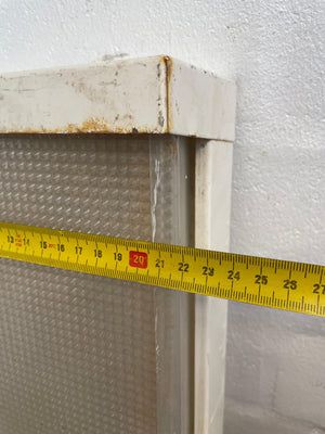 Fluorescent Light Fixture with Cover (Damaged Covers)