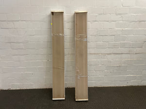 Fluorescent Light Fixture with Cover (Damaged Covers)