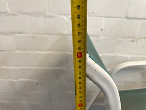 White Steel Frame Patio Chair