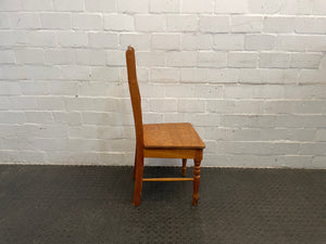 Wooden Dining Chair (Damaged backpiece) - PRICE DROP