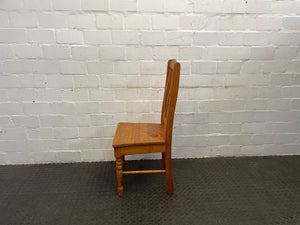Wooden Dining Chair (Damaged backpiece) - PRICE DROP