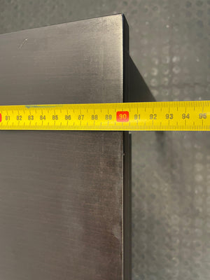 Dark Wood Extendable Dining Table - 2ndhandwarehouse.com