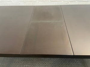 Dark Wood Extendable Dining Table - 2ndhandwarehouse.com