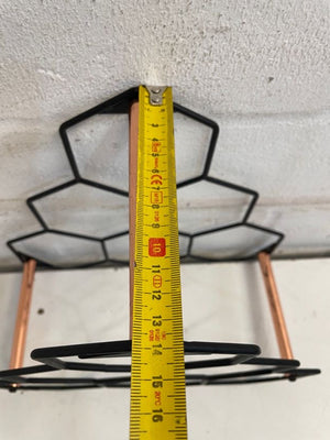 Three Tier Black Wine Rack