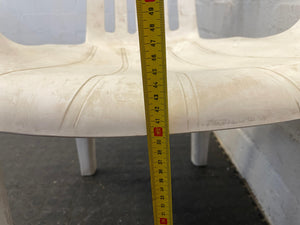 White Plastic Outdoor Chair