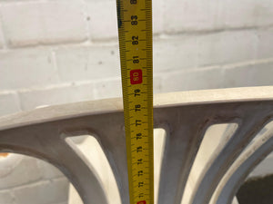 White Plastic Outdoor Chair